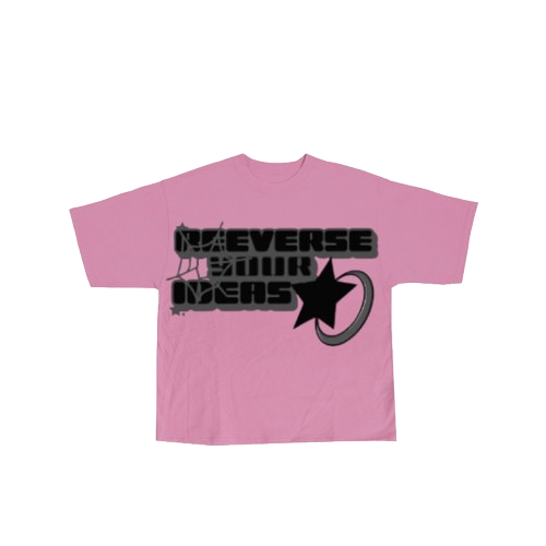 HOT PINK REEVERSE YOUR IDEAS T-SHIRT