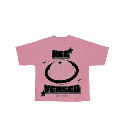 HOT PINK REEVERSE YOUR IDEAS T-SHIRT